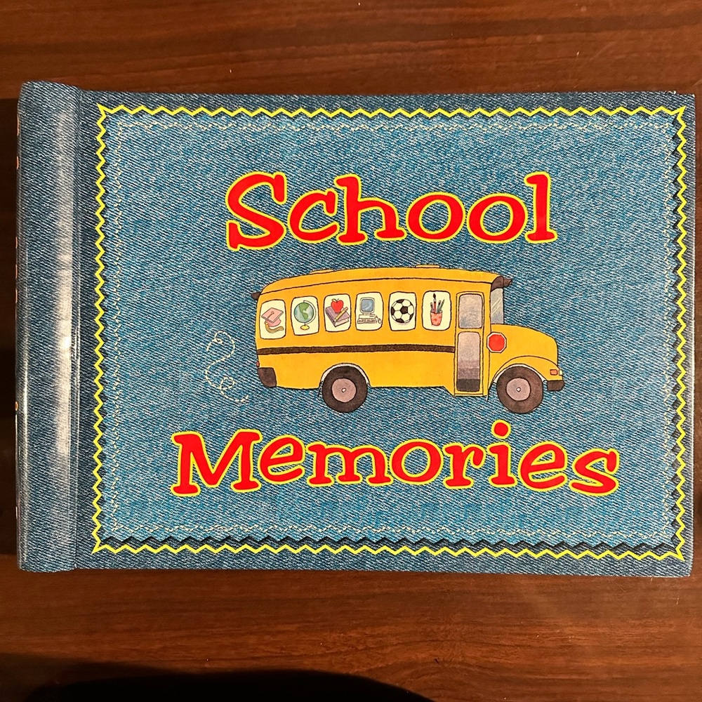 NWOT School Memories Photo Album Book
